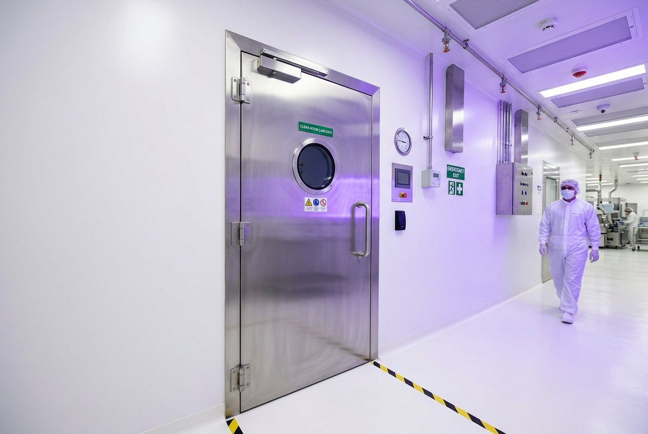 Fire Doors in Pharmaceutical Clean Rooms: Special Requirements & Materials
