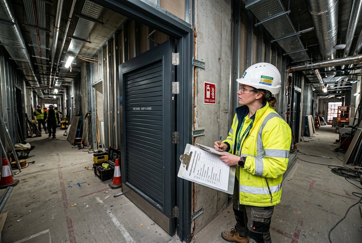 12-Point Fire Door Installation Checklist for Site Engineers
