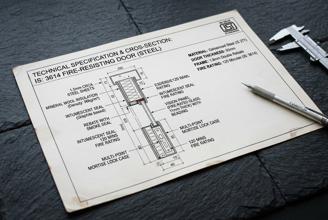 IS:3614 Explained: What Every Architect Must Know About Fire Door Standards