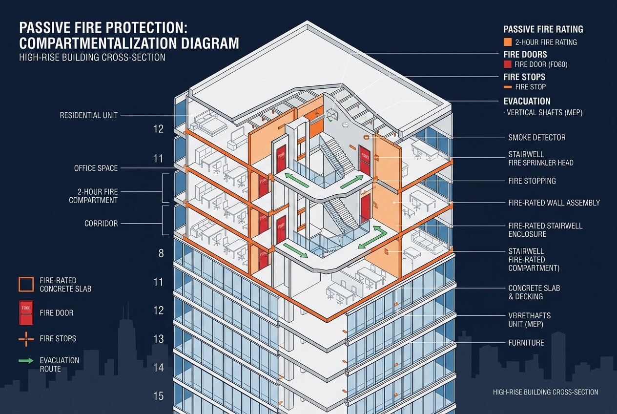 Passive Fire Protection Under NBC 2016: Mandatory Compliance for High-Rise Buildings