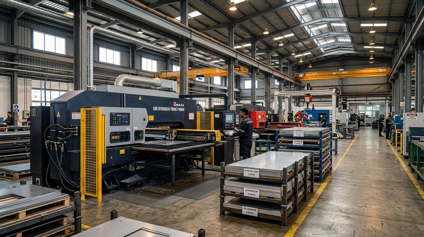 R.K. Enterprises New Delhi High-Tech Sheet Metal Fabrication Facility