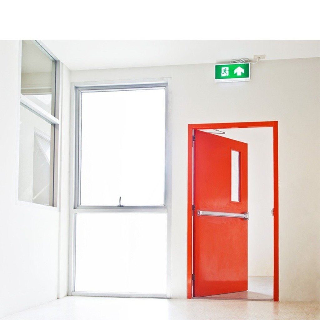 Fire Rated Exit Doors with Panic Hardware